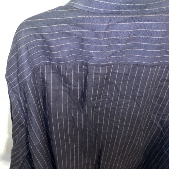 Untuckit Men’s Dress Shirt Size 3XL Black Striped Going Out Party - Picture 11 of 12